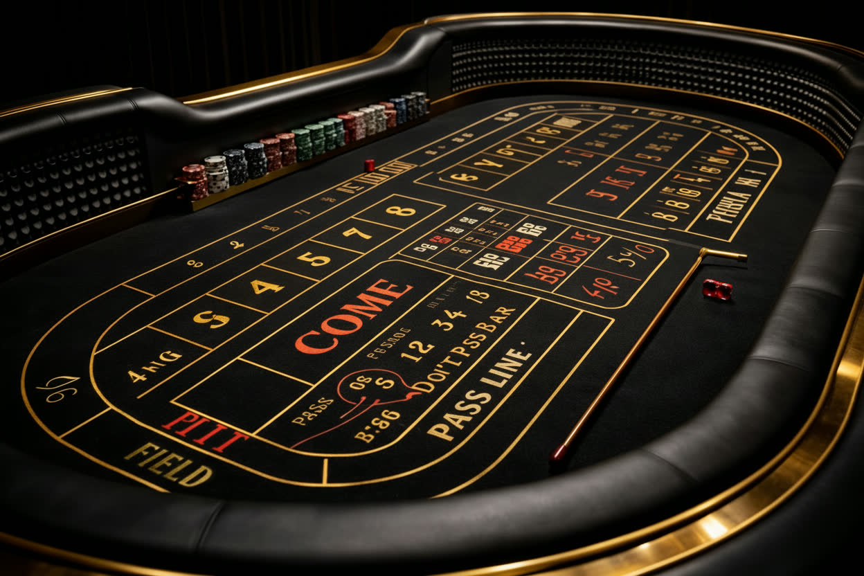 Craps table rental for casino parties in Huntsville Alabama