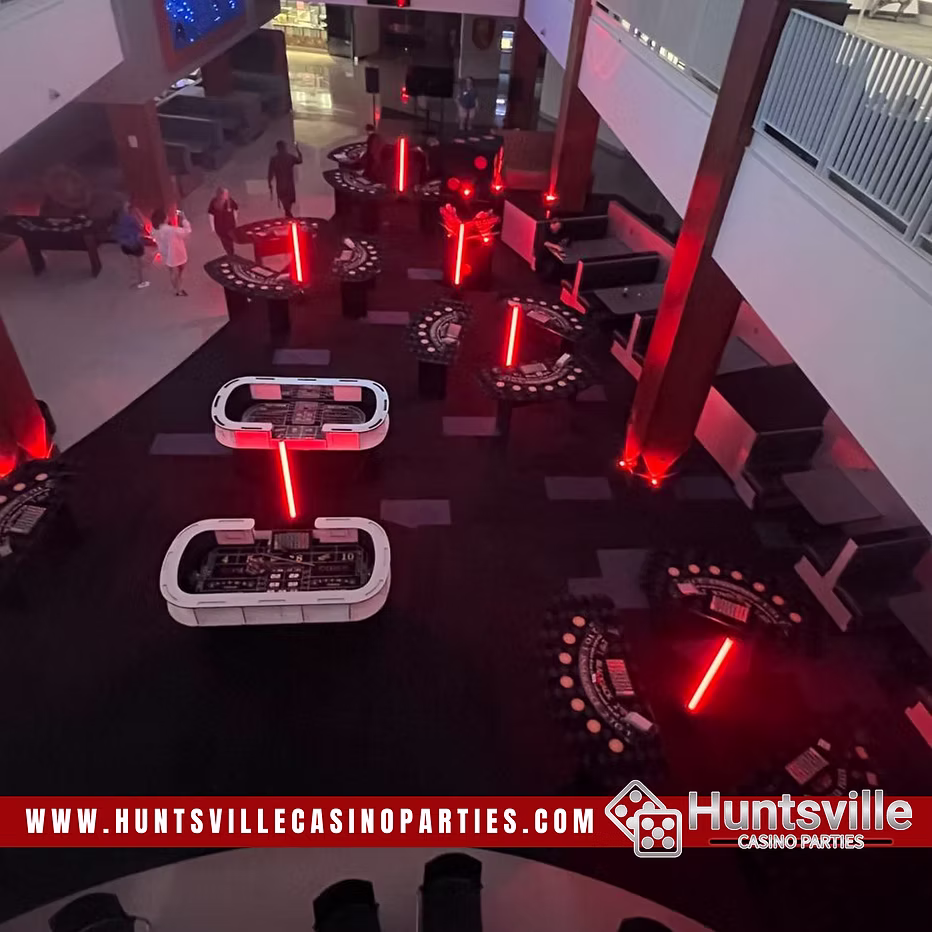 Charity Fundraiser casino party in Huntsville Alabama