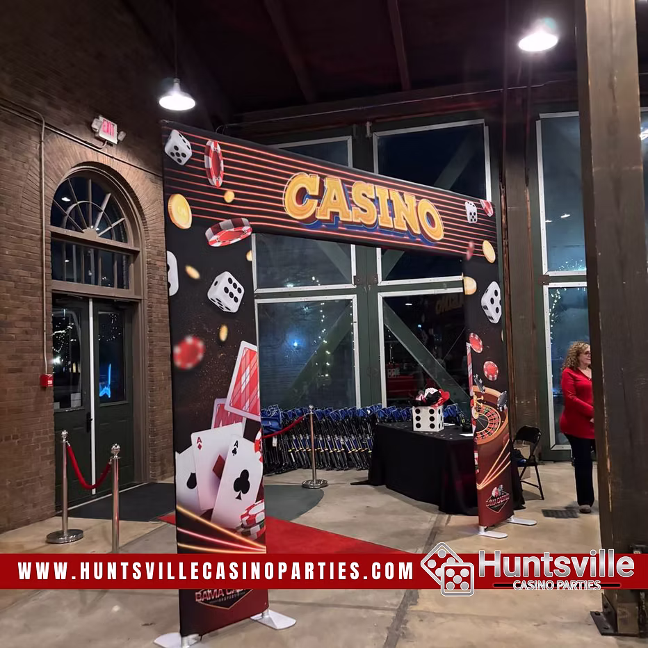 Bar Mitzvah casino party in Huntsville Alabama